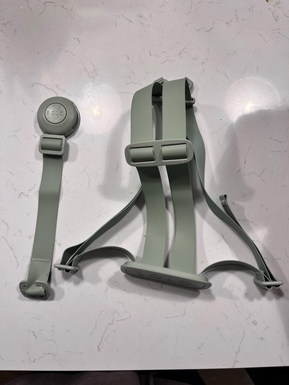 LALO Silicone Adjustable Headstrap in Sage Green